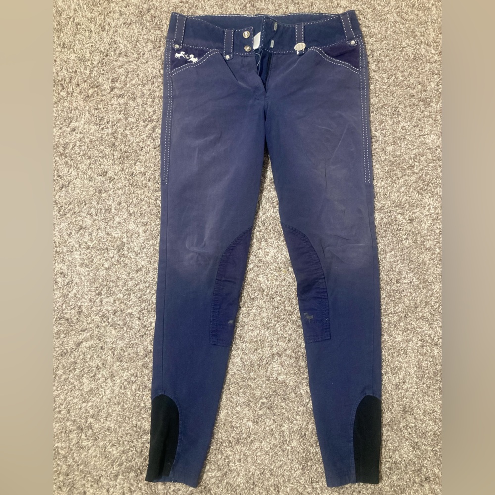 26R equine couture knee patch breeches